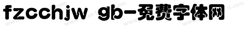fzcchjw gb字体转换
